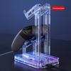 Аксессуары Универсальная подставка для игрового контроллера RGB Прочный держатель для гарнитуры Противоскользящая стойка-дисплей для PS4/ PS5/ Xbox ONE/Switch