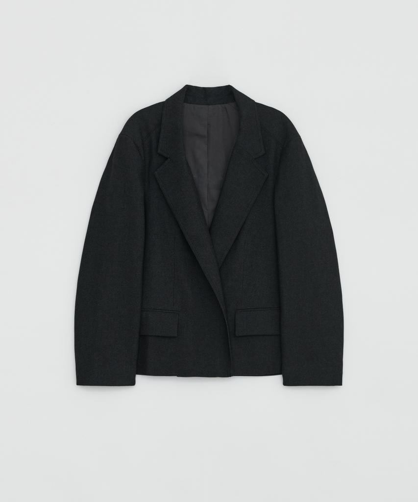 LOW TIDE Minimal Tailored Jacket [Charcoal]