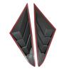 2PCS For Hyundai Sonata 9th 2015-2019 Car Rear Window Quarter Louver Cover Exterior Side Vent Shutter Trim Scoop Accessories