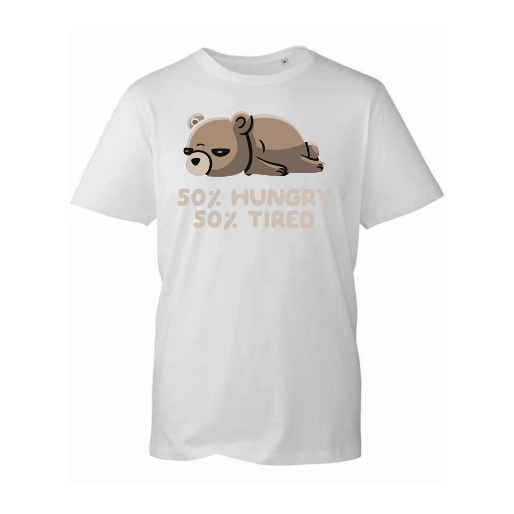 Summer Unisexs Tshirt Fashionable Trend Comfortable And Casual Funny Bear Graphic Tee  Relatable Lazy Bear Tshirt