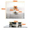 Air Diesel Heater Base Mounting Bracket Floor Plate Upgraded Black Silver For Eberspacher Webasto Propex Car Truck VAN