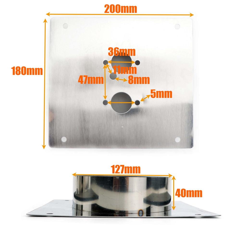 Air Diesel Heater Base Mounting Bracket Floor Plate Upgraded Black Silver For Eberspacher Webasto Propex Car Truck VAN