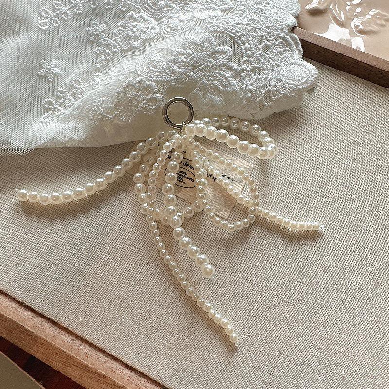 1 шт., зажим для обуви ручной работы, двухслойная жемчужная бусина, бант, подвеска, пряжка для обуви, украшение, сумка, кулон, аксессуары