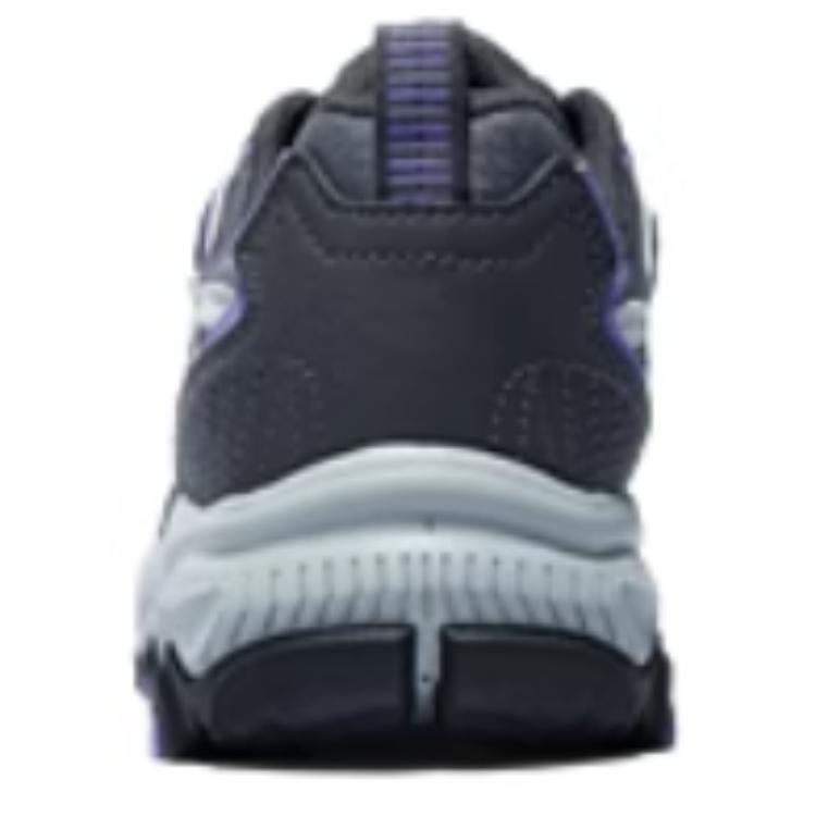 Skechers Уличные удобные универсальные поддерживающие низкие повседневные кроссовки для женщин Серый Фиолетовый Черный 180124-GYPR