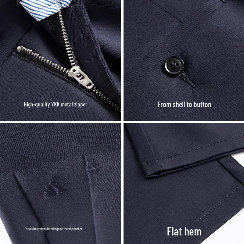 Мужские брюки Shanshan из смесового шелка в стиле business casual