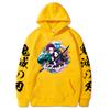 Anime Hoodies Demon Slayer Hoodie Oversize Sweatshirt for Men Hooded Sweatshirts Unisex Printed Pullover Streetwear Men Clothing