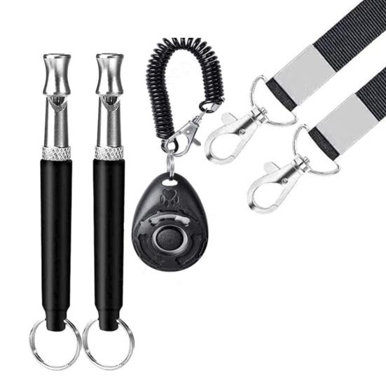 Свисток для собак, профессиональный отзыв, свистки для дрессировки собак с регулируемым шнурком, бесшумный ультразвуковой свисток для собак, чтобы остановить лай соседской собаки