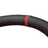 Black Faux Leather Hand-stitched No-slip Soft Car Steering Wheel Cover For Infiniti G35 2003-2006 Nissan Skyline V35 2003-2006