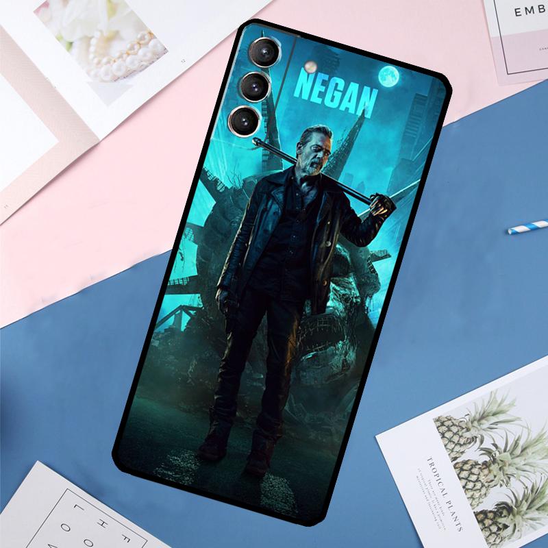 Negan The Walking Dead Case For Samsung Galaxy S25 Ultra S21 S22 S24 S23 Ultra S9 S10 Plus S21 FE S25 FE Back Cover