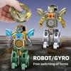 Деформирующийся робот-спиннер на кончике пальца, игрушка для снятия стресса, креативный новый специальный вращающийся крутой деформирующийся гироскоп