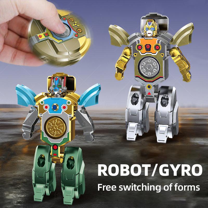 Деформирующийся робот-спиннер на кончике пальца, игрушка для снятия стресса, креативный новый специальный вращающийся крутой деформирующийся гироскоп