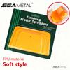 SEAMETAL 3Pcs Car Body Filler Spreaders 4/5/6 Inch Reusable Soft Scraper for Applying Fillers Putties Caulks Film and Paint