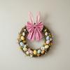 Fabric Material Easter Wreath Bows Bunny Ears Design Decorative Style Bunny Ear Bow Easter Decor Front Door Decor