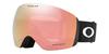 Oakley Flight Deck L Matte Rose Gold Iridium One Size Goggles, Black/Prizm Lens,