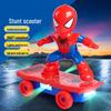 Электрический трюковой самокат Человек-паук для детей - 360° Игрушка