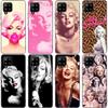 Сексуальный чехол для телефона Мэрилин Монро для Samsung Galaxy A12 A02S A22 A32 A52 A72 A71 A51 A41 A31 A21 A11 A50 A70 A10S A20S, черный чехол