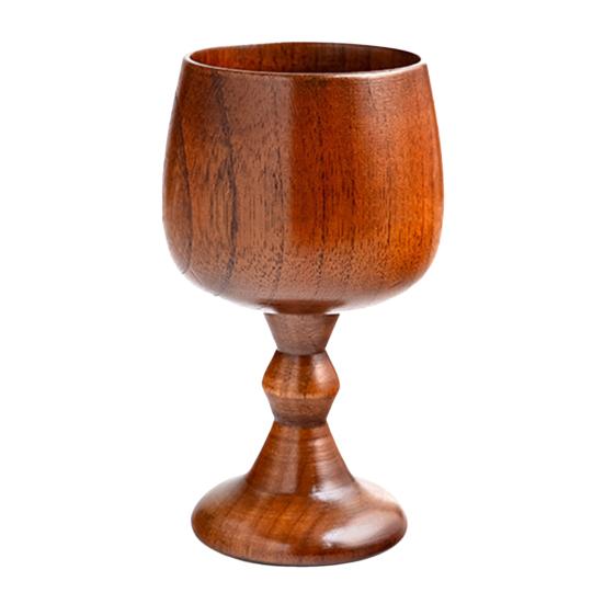 Wooden Water Cup Teacups Coffee Mug Vintage Drinking Cup for Tea Wine