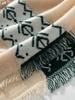 Wool Cashmere 35% Jacquard Tassels Wrap Shawl Scarf Pashmina Big Scarves Cashmere Women Autumn Winter Light-thin Men Wraps Hijab