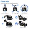Freenove Tank Robot Kit for Raspberry Pi 5 4B Zero Crawler Object Ball Line Obstacle App Servo Pi Not 3B+ 2W, Chassis, Grasping, Tracking, Tracking,