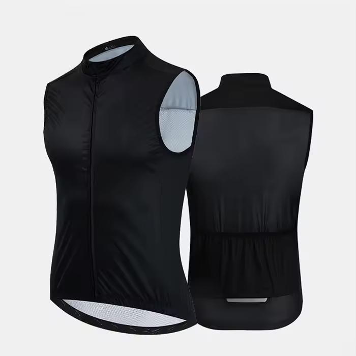 Men's Adult Plus Size Cycling Jersey Vest Waterproof Windproof Breathable Lightweight Anti-UV Quick Dry Recyclable