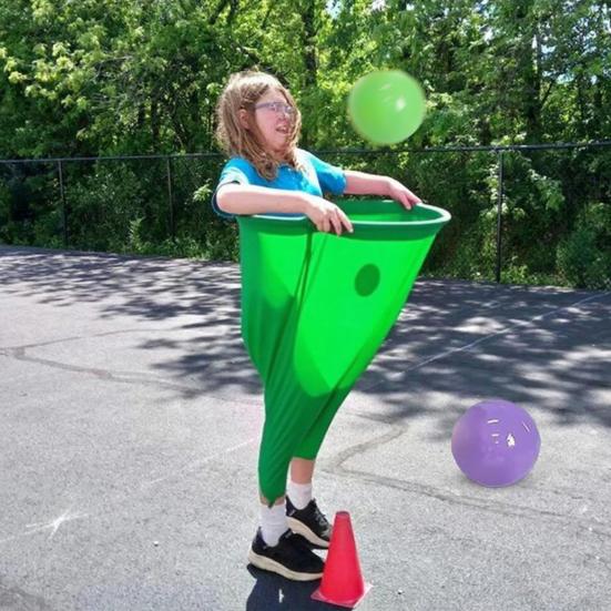 Игры во дворе с трусами бабушки Наборы гигантских уличных игр с 4 прыгучими мячами 2 конусами-маркерами Многосценовые уличные игрушки для семейных встреч, тимбилдинга