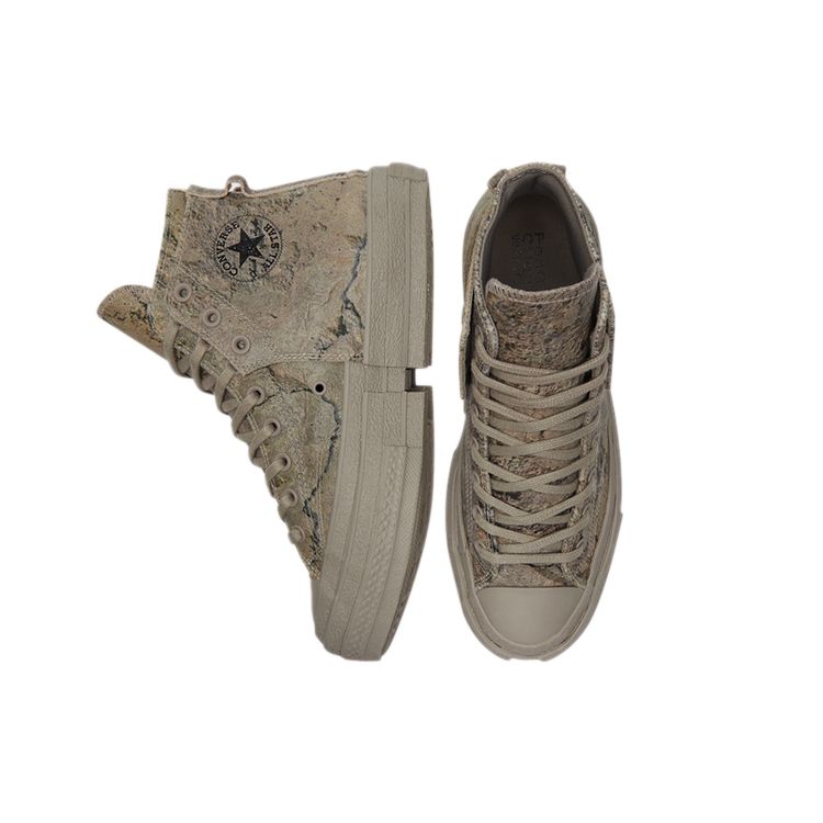 Feng Chen Wang x Converse Chuck 70 2-в-1 Хай Бетонно-серые Унисекс Кроссовки 171838C