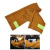 Leather Welding Arm Guards Sleeves Flameproof with Heat Resistant Properties for Metal Workers Metalwork Mechanics 2pcs