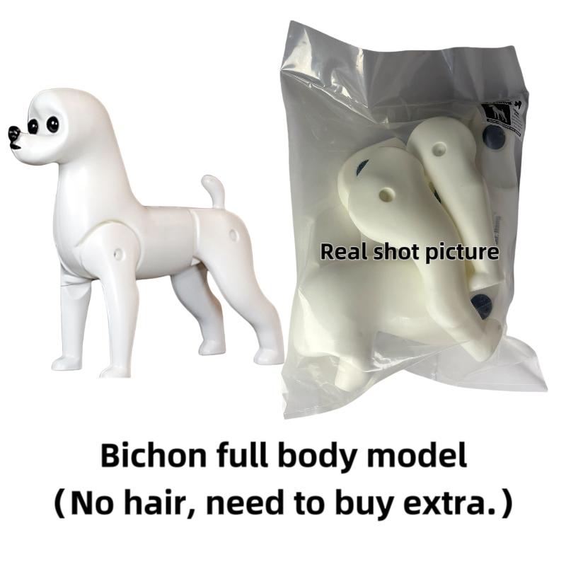 Mr.Jiang Pet Groomer Teacher Poodle Model Teddy Practice Dog Model Standard Skeleton Whole Body Fake Hair