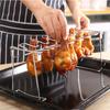 14 Slots Chicken Leg Grill Rack, Chicken Drumstick Holder, Chicken Legs Or Roaster Stand For Smoker Grill Or Oven