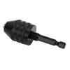 Drill Chuck Adapter 0.6-8mm Clamping 1Celsius4 Inch Hex Shank 3 Jaw Drill Chuck Conversion Tool for Power Tools
