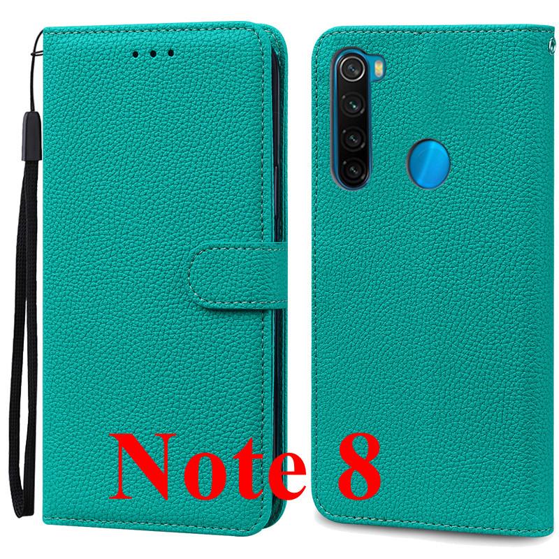 For Xiaomi Redmi Note 8 Pro Case Silicon Leather Wallet Phone Case for Redmi Note 8 Case Redmi Note 8 Pro Flip Case Coque Fundas