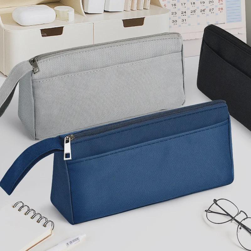 Двухслойный пенал из ткани Оксфорд для мальчиков 2024 года для учеников начальной школы