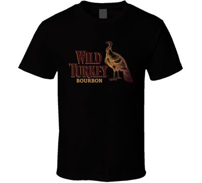 Крутая футболка с логотипом пива Wild Turkey Bourbon