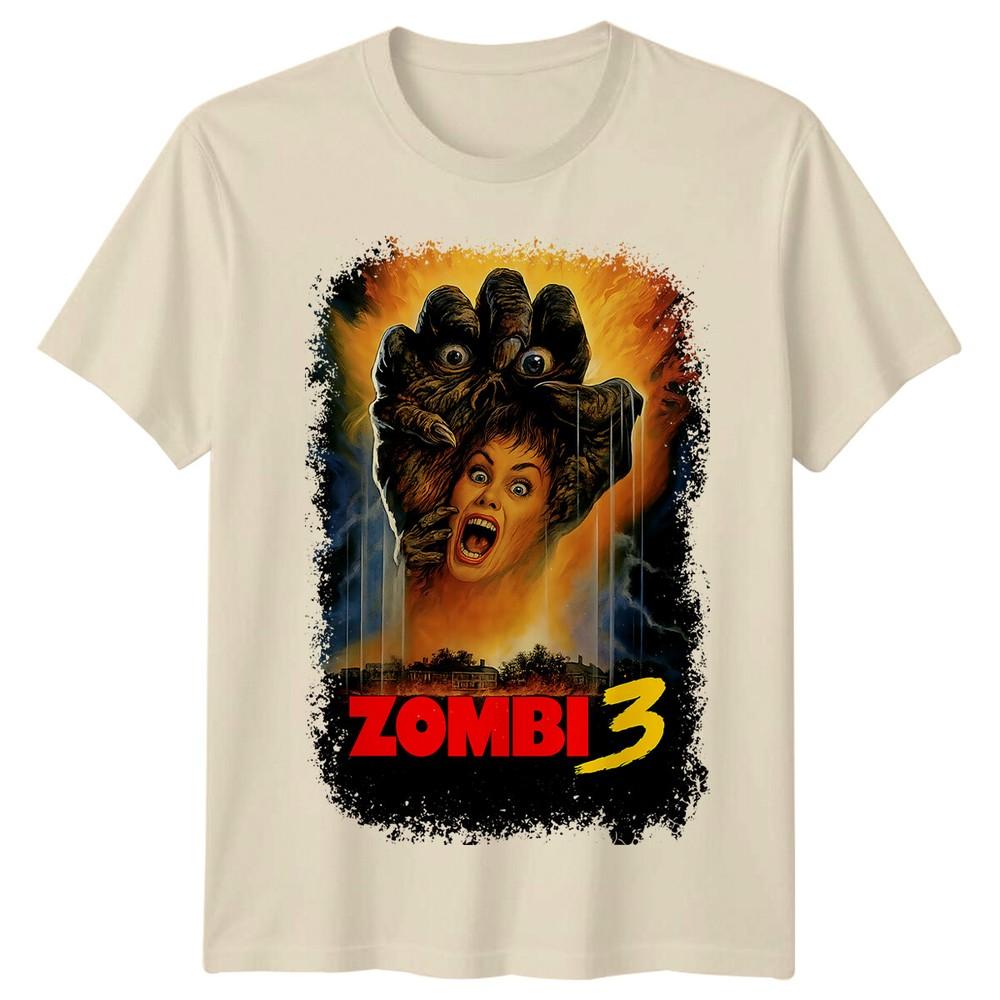Zombie Flesh Eaters 2 1988 Movie Poster Inspired Tshirt Retro 80s Tee