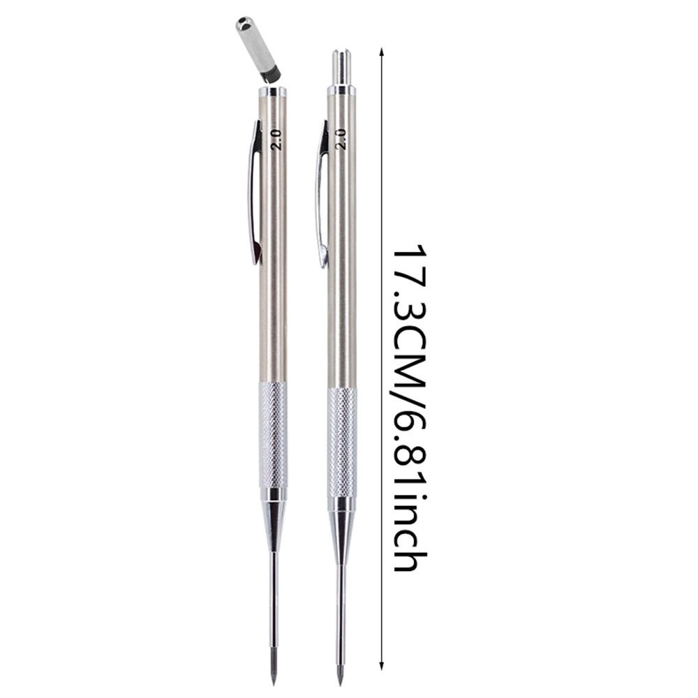 2.0mm Carpentry Pencil Metal Wood Marking Pencil Simple Carpenter Pencil  Carpentry Tools