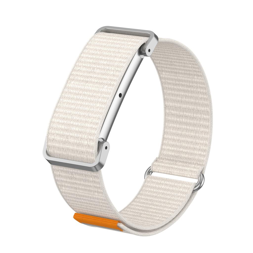 Нейлоновый ремешок + Металлический корпус для Google Fitbit Air Мягкий дышащий петлевой браслет Замена Спортивный ремешок Подходит для ремешка Fitbit Air
