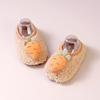 Cartoon Baby Socks Shoes Anti-slip Toddler Plush Floor Socks Cute Baby Walker Shoes  Autumn Winter