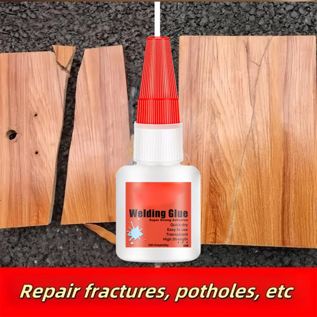 Strong Woodworking Adhesive Glue 20ml Fast Drying Transparent Welding Glue for Durable Bonding of Wood Plastic Metal and More
