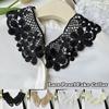 Hollow Detachable False Collar Lace Fabric Lapel Half Shirt Ladies Cape  Women Girls