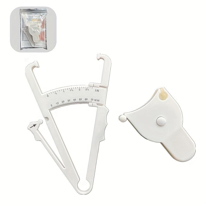 Набор для измерения жира в организме, ручной штангенциркуль, измерительная лента, пластиковый фитнес-инструмент для мужчин и женщин, портативный, без необходимости в батарее