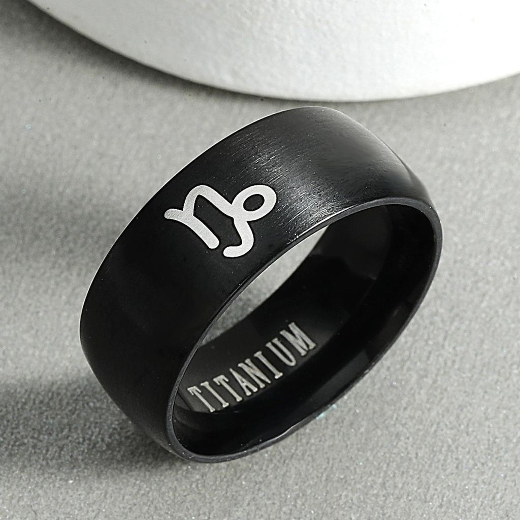 Le.Baiser Knight Templar Cross Rings Black Punk Crusaders Band Rings for Men Gothic Jewelry