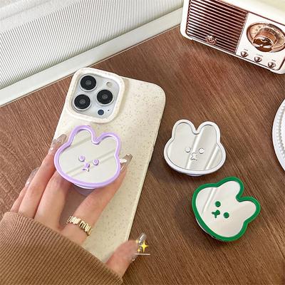 INS милый кролик зеркало телефон Griptok Grip Tok держатель кольцо подарок для iPhone аксессуары корейский милый складной держатель для телефона подставка