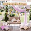 3D Artificial Flower Wall Panel DIY Arched Door Flower Row Wedding Road Lead  Garlands Accessories