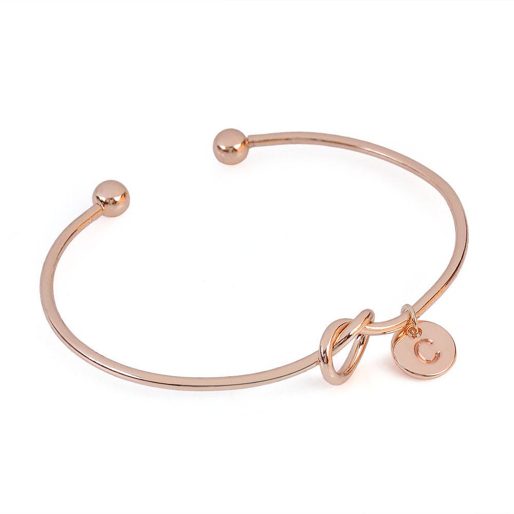 European and Heart Shape Knotted Bracelet 26 Letters