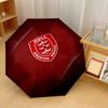 Hull KR Print Auto 8?Ribs Folding Umbrella Wind Resistant Lightweight Automatic Umbrella For Daily Travel
