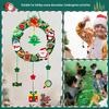 Cartoon Kids DIY Christmas Wreath Craft Kit