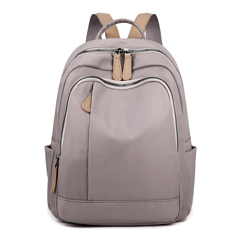 New Women's Bag Oxford Cloth Backpack Large Capacity Casual Lightweight Travel Bag Fashionable Simple Schoolbag