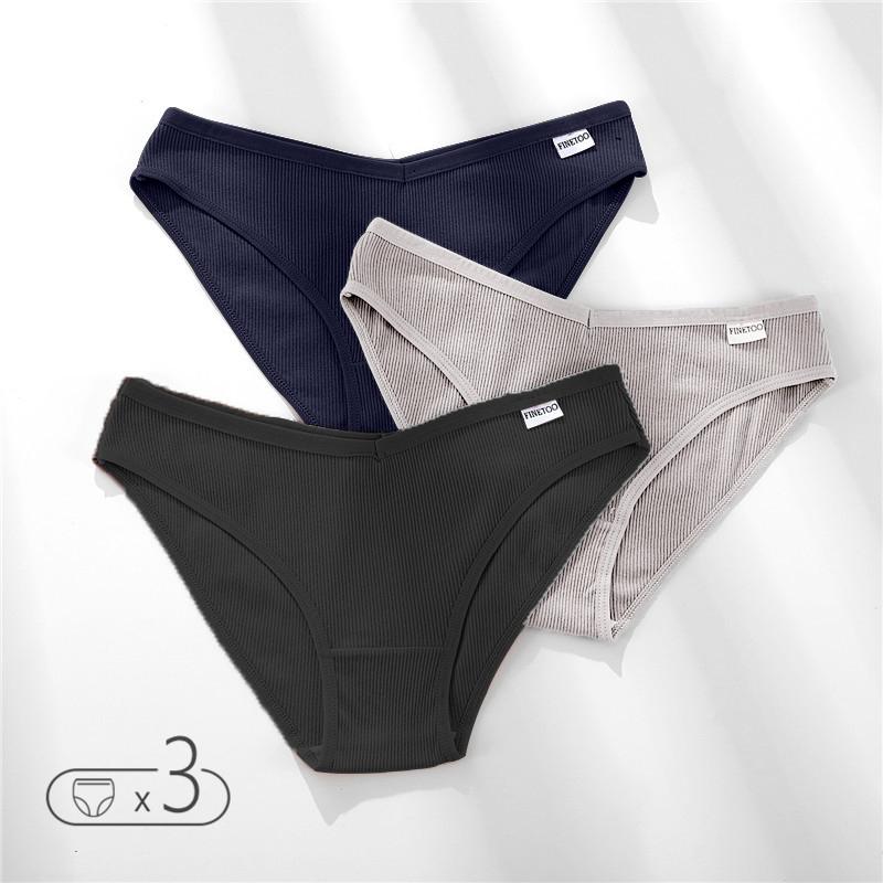 FINETOO M-4XL хлопковые трусики, женское нижнее белье с V-образной талией, трусы больших размеров, женские трусы с низкой посадкой, удобные трусики, нижнее белье