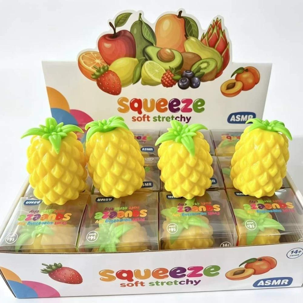 Hand Relax Crunchy Lemon Shapable Blocks Filled Squishy Boys Girls Crispy Mango Kids Adults