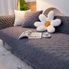 Milk Velvet Anti Slip Sofa Cushion, All-Season Universal Cushion, High-End Solid Color Thickened Sofa Cover